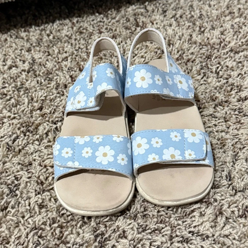 See Kai Run Basics Kids Blue Daisy Water Friendly Sandals 12 SKRN5212U500